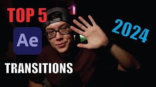 TOP 5 AE Transitions in 5 Minutes After Effects 2024 Tutorial [upl. by Esenaj]