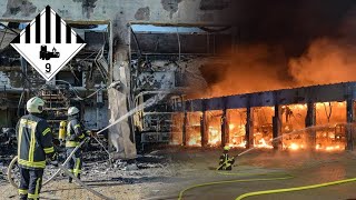 LithiumIon Batteries Spark Fire Station Disaster Germany [upl. by Enaz]