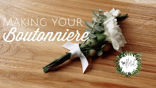 DIY  Making A Boutonniere [upl. by Adnihc]