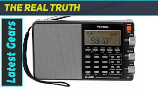 reviewTecsun PL880 Portable Digital PLL Dual Conversion AMFM Longwave amp Shortwave Radio with SSB [upl. by Nylkoorb]