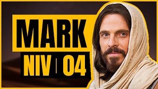 Mark 4 NIV Bible Dramatized Audio Book New Testament verses on screen [upl. by Kjersti280]