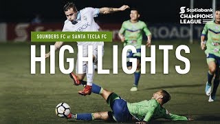 Highlights Seattle Sounders FC at Santa Tecla FC  February 22 2018 [upl. by Raskin]