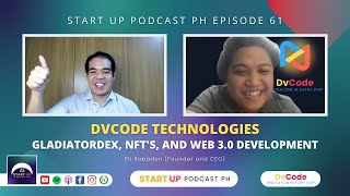 Start Up 61 DvCode Technologies  GladiatorDex NFTs and Web 30 Development ft Eli Rabadon [upl. by Henig]