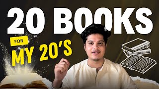 20 BEST BOOKS To Read In Your 20s Best Self Help Books  Motivational Video  Personal Growth [upl. by Gothar]