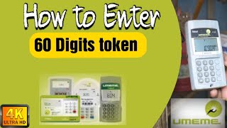 How to enter the 60 digits yaka token on Hexing prepaid meters hexing hacking 60digits [upl. by Linneman]