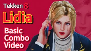 Lidia Basic Combo Guide  Tekken 8 [upl. by Tedda]