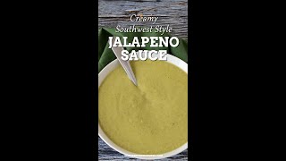 You NEED this Creamy Jalapeno Sauce shorts [upl. by Favrot283]