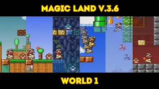 MARIO FOREVER MAGIC LAND V36  WORLD 1  GAMEPLAY  NO DEATH  1080P [upl. by Orecic]