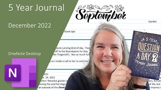 5 Year Daily Journal In OneNote [upl. by Dot]