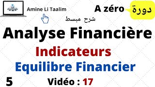 Analyse Financière AZéro  Indicateurs de L’équilibre Financier [upl. by Carlen559]