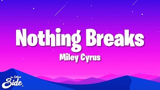 Miley Cyrus Mark Ronson  Nothing Breaks Like a Heart Lyrics [upl. by Marih]