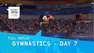 Gymnastics MenWomen Individual Finals Day 7  Full Replay  Nanjing 2014 Youth Olympic Games [upl. by Akered]