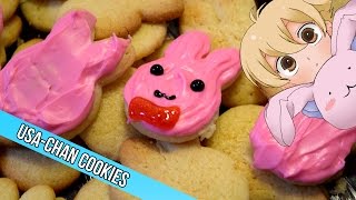 Anime Baking DIY UsaChan Cookies Ouran [upl. by Stark]