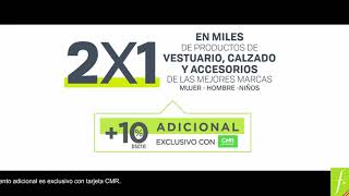 2 x 1 en miles de productos ¡Días Fantásticos [upl. by Aihsei]