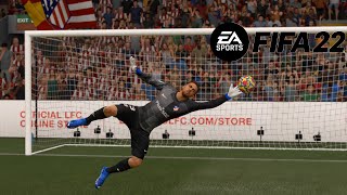 FIFA 22 Porteros  Atajadas [upl. by Ahsiekin675]