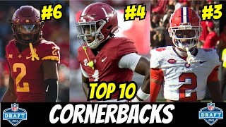 THESE are the TOP 10 CBs in the 2024 NFL Draft [upl. by Malarkey]