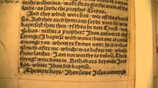 Bible Reading from William Tyndales NT of 1526 John Chp 1 [upl. by Jerrine113]