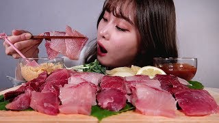 ASMR 방어회 Yellowtail 리얼사운드 먹방 l Mukbang Real Sounds [upl. by Zirkle]