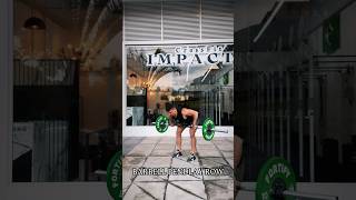 BARBELL PENDLAY ROW  IMPACT PERFORMANCE [upl. by Annet823]