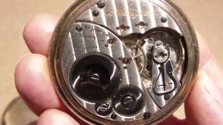 Elgin B W Raymond pocket watch railroad grade 478 [upl. by Aro]