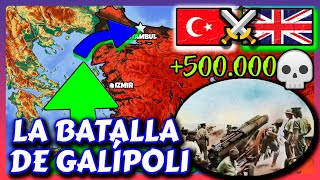 💀La BATALLA DE GALÍPOLI EN 5 MINUTOS💣  WW1🧨 [upl. by Sky629]