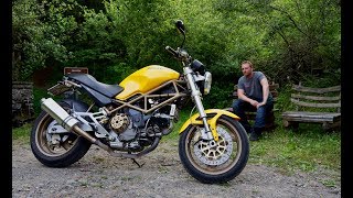 Ducati Monster 900 ie rok 2000  test ojetiny v Itálii [upl. by Alehs]