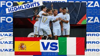 Highlights SpagnaItalia 21  Nations League Finals [upl. by Vernita774]