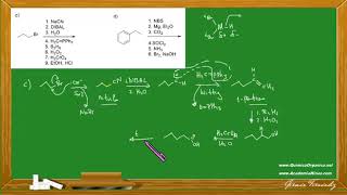 Completar secuencia de reacciones orgánicas ácidos y derivados [upl. by Whitelaw]