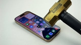 iPhone 16 Pro Hammer amp Knife Scratch Test [upl. by Hilaire502]