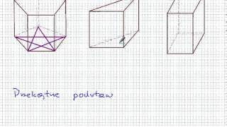 Odcinki w graniastosłupach  Matematyka Szkoła Podstawowa i Gimnazjum [upl. by Ahseinet]