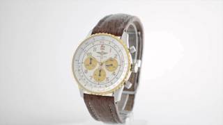 24733500 BREITLING Armbandchronograph Navitimer 92 D30022 [upl. by Drannek959]