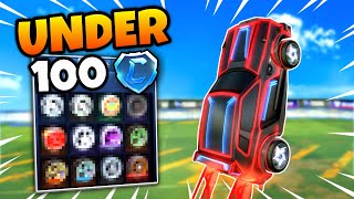 10 BEST Rocket League Items UNDER 100 Credits Trading [upl. by Eiclud259]