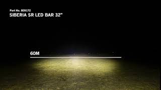 SIBERIA SR LED BAR 32quot LIGHTING BEAM PATTERN [upl. by Enyleuqcaj]