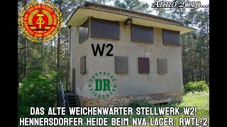 Inside Stellwerk Das alte Weichenwärter Stellwerk W2 in der Hennerdorfer Heide am NVA Lager RWTL2 [upl. by Zeiger68]