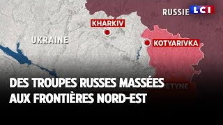 Des troupes russes massées aux frontières nordest [upl. by Tryck]