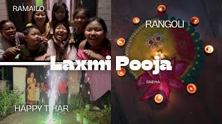 Tihar special Laxmi Pooja🪔🩷k k vayo ta  didi le vlog ne banayo😱 [upl. by Alita]