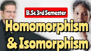 Homomorphism amp Isomorphismbedkdian math bsc3rdsemester [upl. by Esikram]