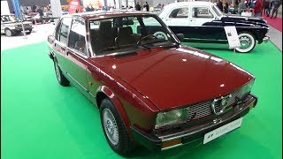 1982 Alfa Romeo Alfetta 20  Retro Classics Stuttgart 2018 [upl. by Salomie]