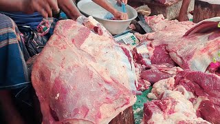 Fabulous beef meat ll halal beef meat 🍖 cutting process knife a skill butcher ll [upl. by Yelsha]