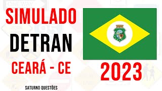 SIMULADO DETRAN CE CEARÁ 2023 [upl. by Drofliw301]