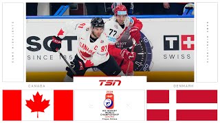 Denmark vs Canada FULL HIGHLIGHTS  2024 Mens World Hockey Championships [upl. by Areht780]