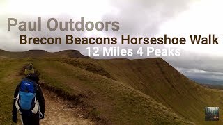 Brecon Beacons Horseshoe Walk 12 Miles 4 Peaks [upl. by Shenan]