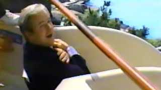 PTL Jerry Falwell goes down waterslide [upl. by Vance]