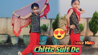 Chitte Suit Te Daag Pe Gaye  Geeta Zaildar  Punjabi Song  Dance cover by DevanshiSingh790 [upl. by Amikat]