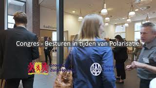 Impressie van het congres Besturen in tijden van polarisatie [upl. by Enylorac]