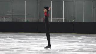 Krishiv Siripurapu  Novice Men Free Skate  2025 Midwestern Sectional Singles Final [upl. by Yrtua]