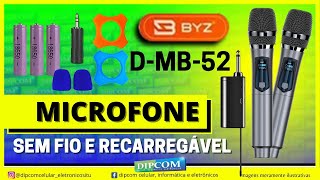 Microfone sem fio byz DMB52 [upl. by Avihs879]