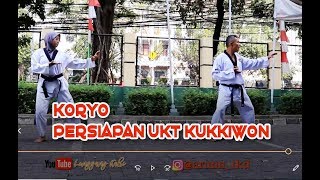 Latihan Taeguk dan Koryo persiapan UKT sabuk Warna dan Sabuk Hitam Kukkiwon [upl. by Arnuad]