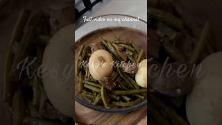 Adobong Sitaw cooking foodcraze cookingideas filipinodish filipinofood filipinorecipe food [upl. by Champaigne]