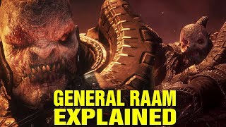 WHO IS GENERAL RAAM STORY EXPLAINED  GEARS OF WAR LORE [upl. by Ymas]